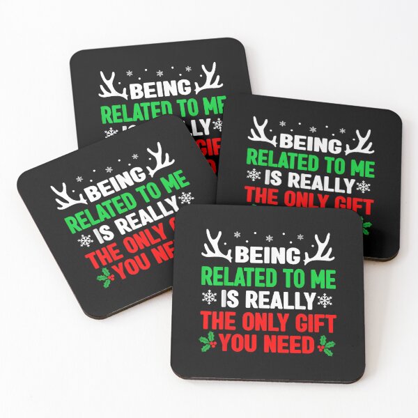 Item preview, Being Related To Me Is Really The Only Gift You Need Funny Christmas designed and sold by rewingjadeArt.