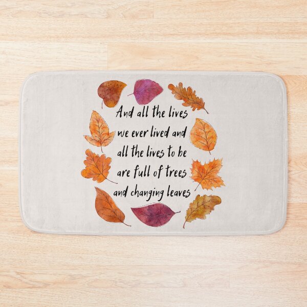 Item preview, Virginia Woolf Quote And all the lives we ever lived and all the lives to be are full of trees and changing leaves. To the Lighthouse designed and sold by violet-hope.