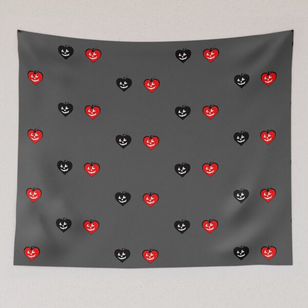 Item preview, Happy Hallowin Party heart Halloween day red pumpkin pixel art designed and sold by 4rpixs.