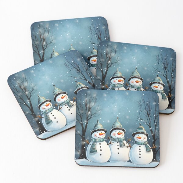 Item preview, Adorable Happy Snowmen designed and sold by 3po3.