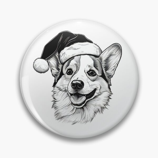 Item preview, Christmas Corgi designed and sold by DominDesigns.