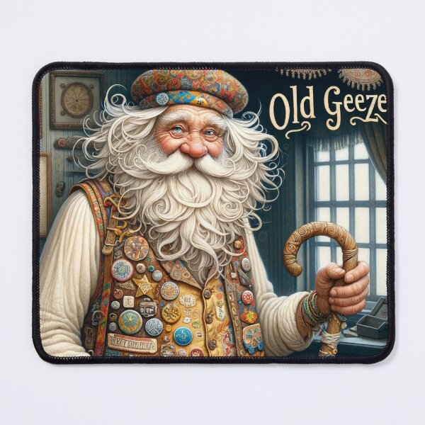 Item preview, Geezer Eccentric Old Man Senior Geek Gift designed and sold by Saltycrowshop.