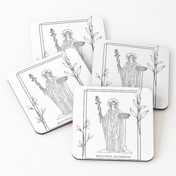 Item preview, Demeter the goddess Greek mythology myth art drawing design designed and sold by TheLocoShop.