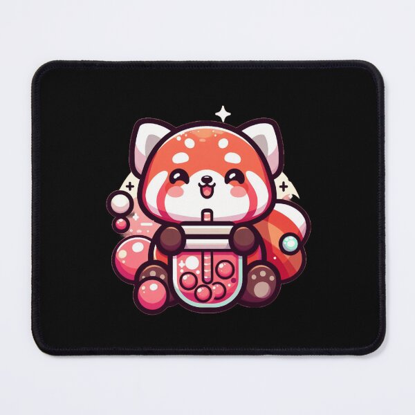 Item preview, Bubble Tea Cute Red Panda designed and sold by bobabunnyt.