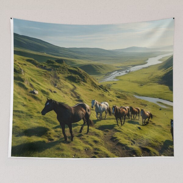 Item preview, Beauty In The Valley of Horses - No. 4 designed and sold by HolidaysBlaze Designs For You.