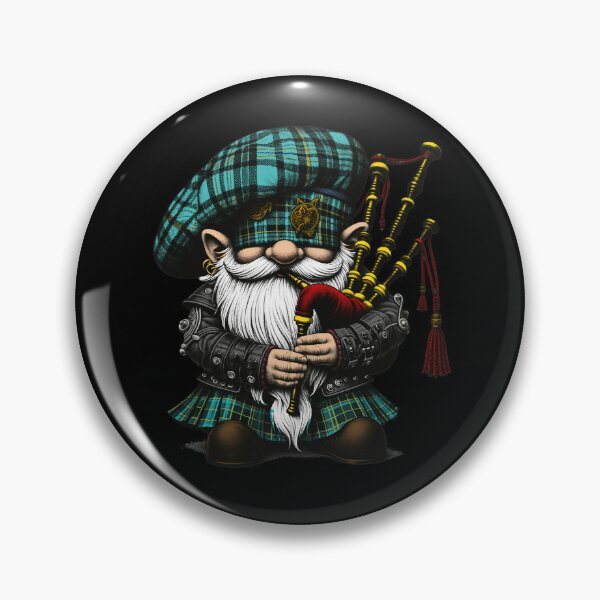 Item preview, Bagpiper gnome, Scottish Gnome Piper designed and sold by WorldByFlowers.
