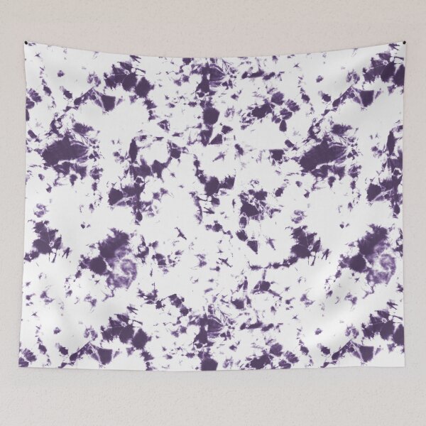 Item preview, Plum violet and white Storm - Tie-Dye Shibori Texture designed and sold by marufemia.