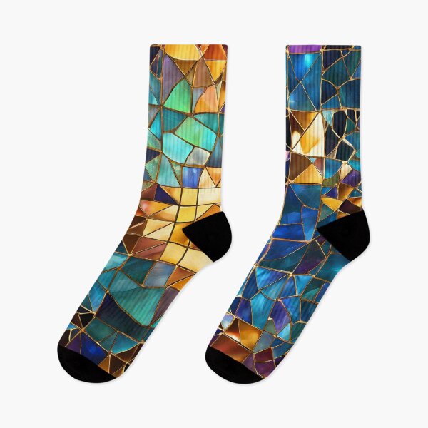 Item preview, Vibrant Glass Mosaic Pattern designed and sold by Kittyzens.