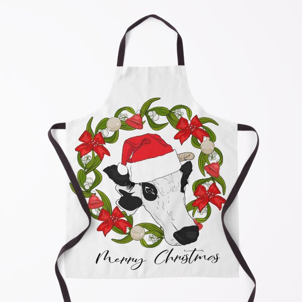 Item preview, Festive Bovine Bloom: Christmas Charm designed and sold by Anastasiia Yurevych.