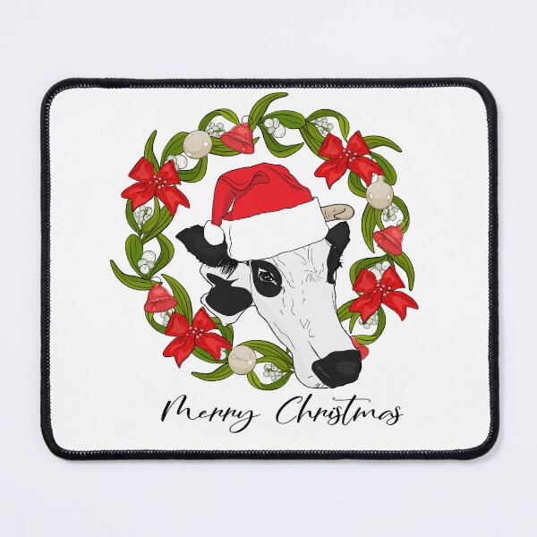 Item preview, Festive Bovine Bloom: Christmas Charm designed and sold by Anastasiia Yurevych.