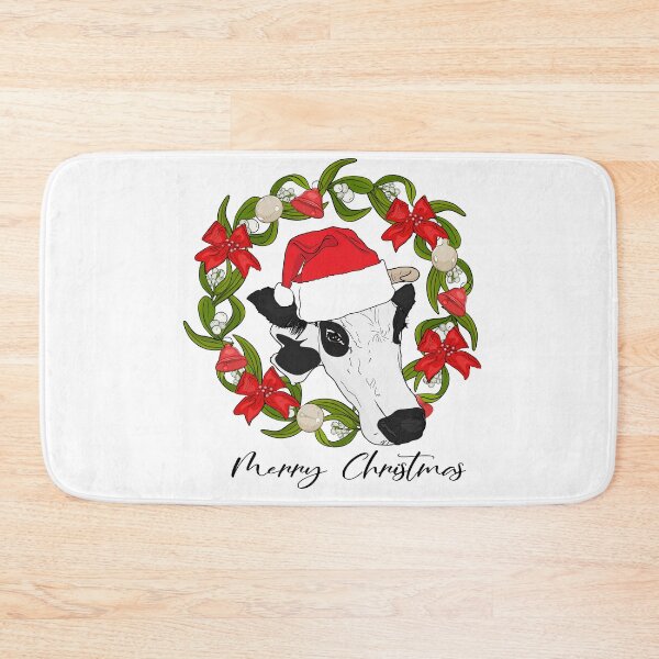 Item preview, Festive Bovine Bloom: Christmas Charm designed and sold by Anastasiia Yurevych.