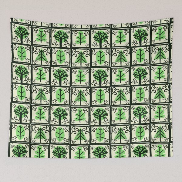 Item preview, Wood block Trees: "Nature's Embrace" designed and sold by krisevansart.