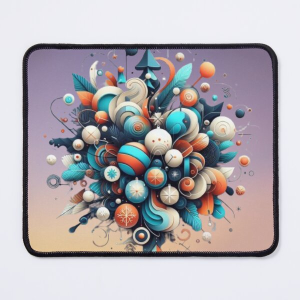 Item preview, Advent Christmas abstract Christmas ornaments digital illustration designed and sold by JaroDesign2023.