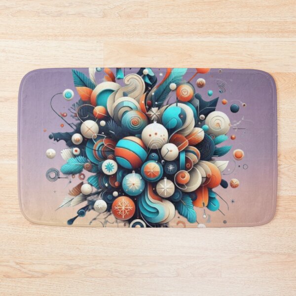Item preview, Advent Christmas abstract Christmas ornaments digital illustration designed and sold by JaroDesign2023.