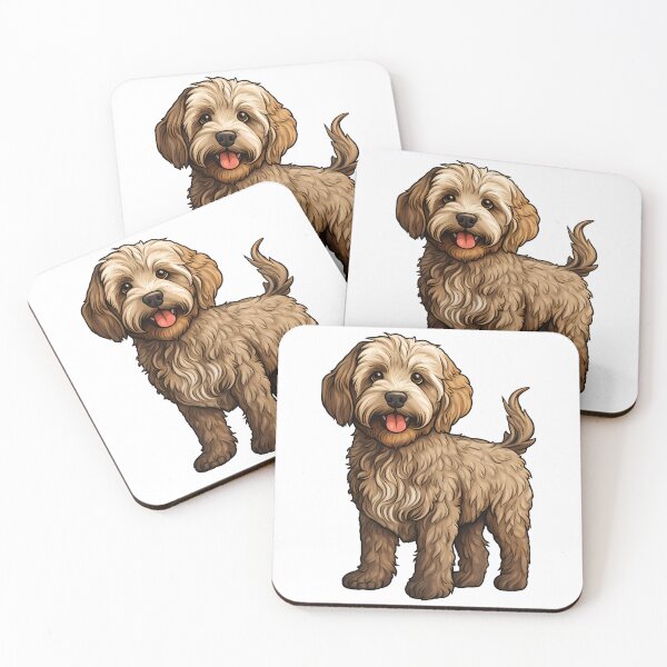 Item preview, Stunning Labradoodle Puppy Dog Drawing designed and sold by meganohm.