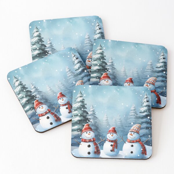 Item preview, Adorable Happy Snowmen designed and sold by 3po3.