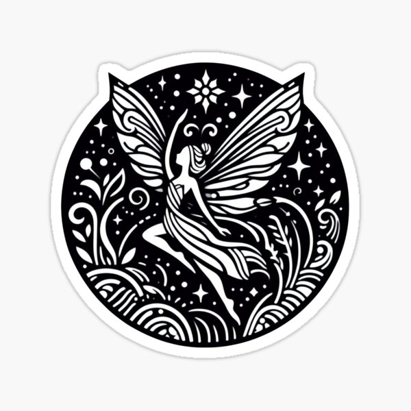 Minimalist Fairy Symbol Sticker