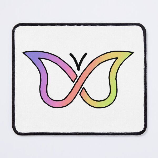 Item preview, Colourful ADHD butterfly symbol designed and sold by NeurodiverseTea.