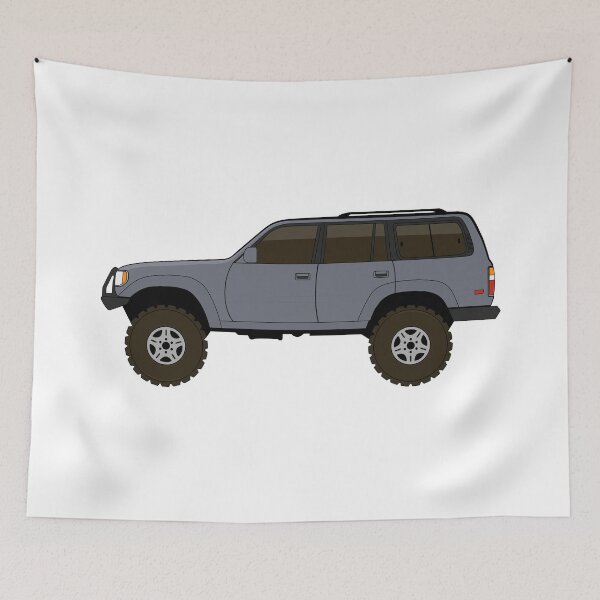 Item preview, fj80 Land Cruiser gray designed and sold by -oddlyeven-.