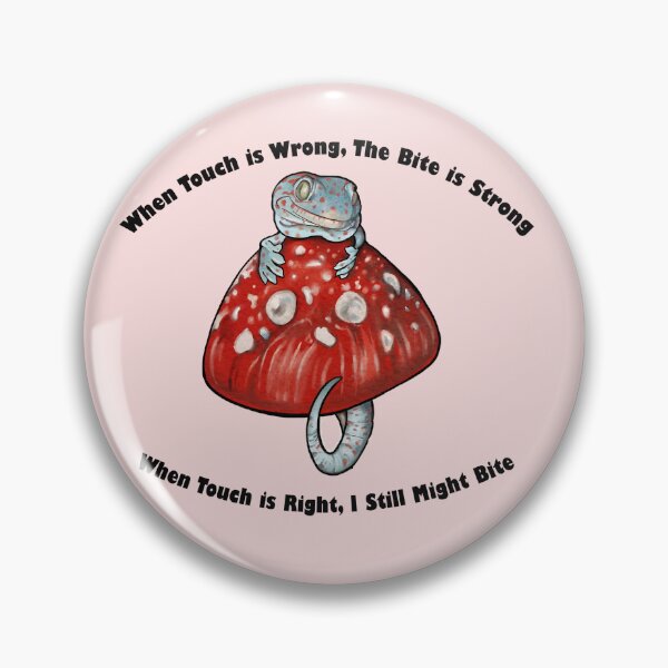 Item preview, Tokay Gecko Bite Cute Mushroom Art designed and sold by geckosofgaia.