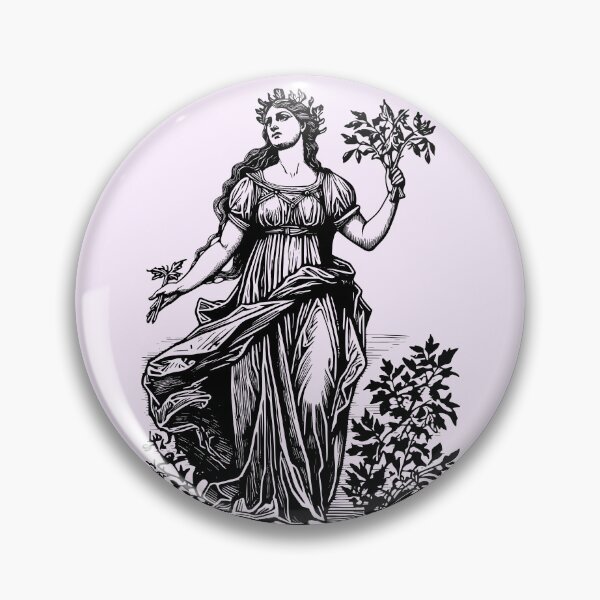 Item preview, Demeter the goddess Greek mythology myth art drawing design designed and sold by TheLocoShop.