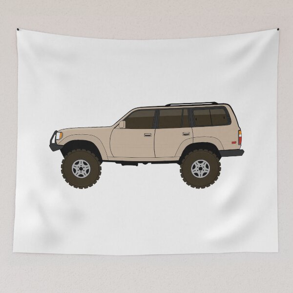 Item preview, fj80 Land Cruiser tan designed and sold by -oddlyeven-.