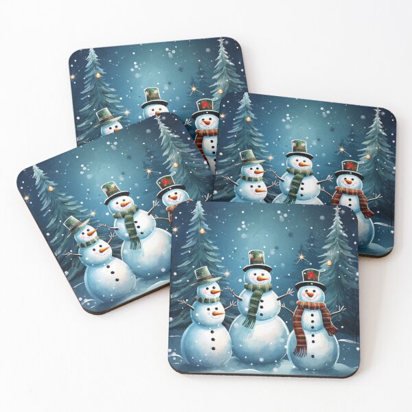 Item preview, Adorable Happy Snowmen designed and sold by 3po3.