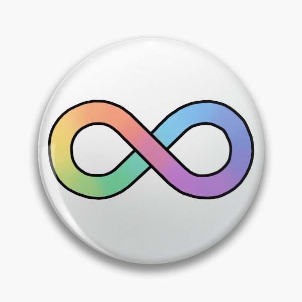 Item preview, Autism infinity symbol. Colourfull actually autistic symbol.  designed and sold by NeurodiverseTea.