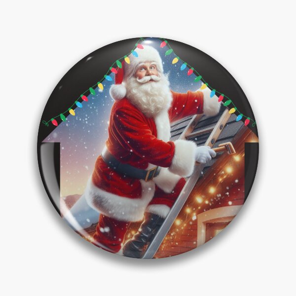 Item preview, Santa Claus roofing repair  designed and sold by SeeingBeyond.