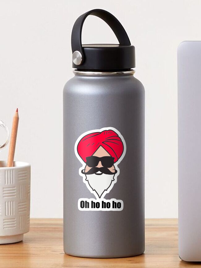 Santa Singh Sardarji Santa Claus Sticker for Sale by creativepod