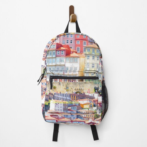 Item preview, Colourful River Douro Porto designed and sold by LearsInteriors.