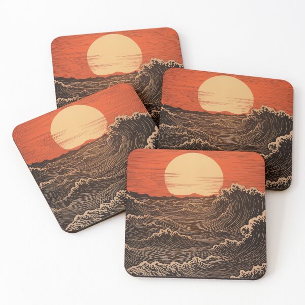 Item preview, Surreal doodle sunrise designed and sold by Viesii.