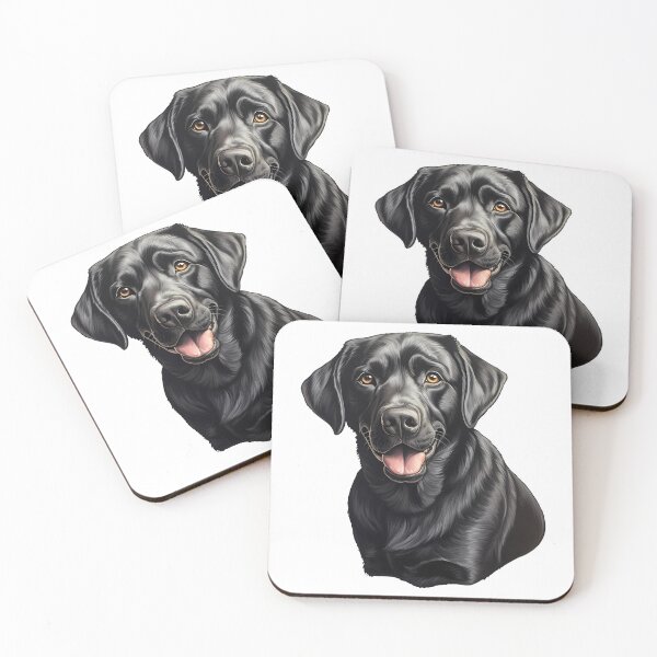Item preview, Black Labrador Retriever Puppy Dog Portrait Drawing designed and sold by meganohm.