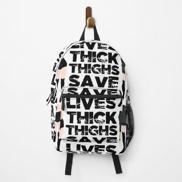Item preview, Thick Thighs Save Lives Thigh High Anime Girl designed and sold by Gifts4Guitarist.