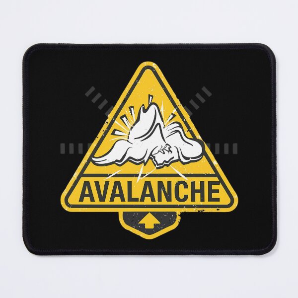 Item preview, Avalanche Warning Sign designed and sold by FlexYourMind.