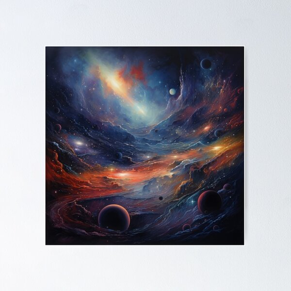Item preview, Explore "Simplistic & Minimalistic Abstract Deep Space Art" designed and sold by ArtificialGenes.
