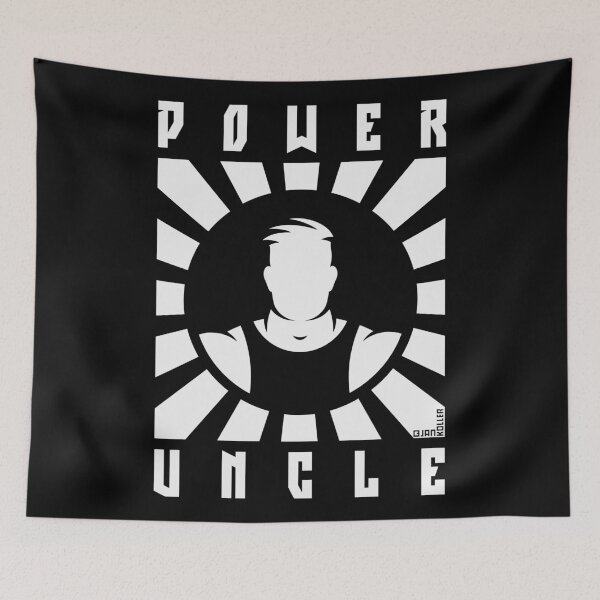 Item preview, Power Uncle (Rays / White) designed and sold by MrFaulbaum.