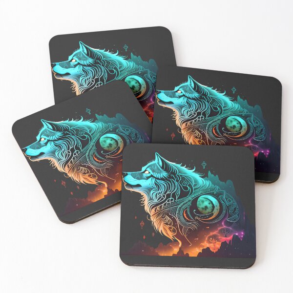 Item preview, Wolfpack Leader Wolf and Sunset designed and sold by Chubuter.