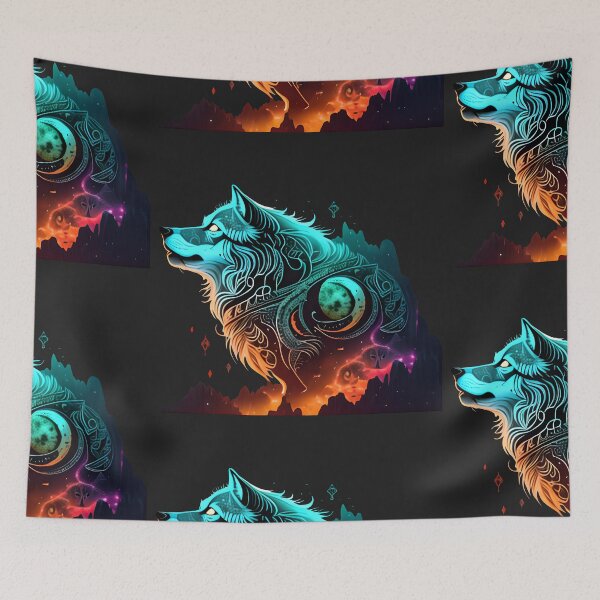 Item preview, Wolfpack Leader Wolf and Sunset designed and sold by Chubuter.