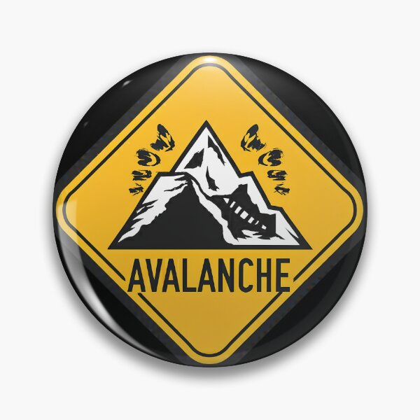 Item preview, Avalanche Warning Sign designed and sold by FlexYourMind.