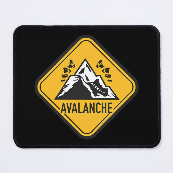 Item preview, Avalanche Warning Sign designed and sold by FlexYourMind.