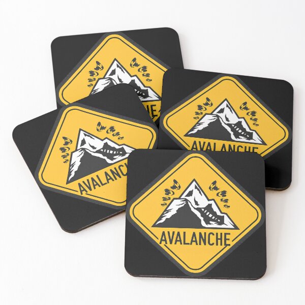 Item preview, Avalanche Warning Sign designed and sold by FlexYourMind.