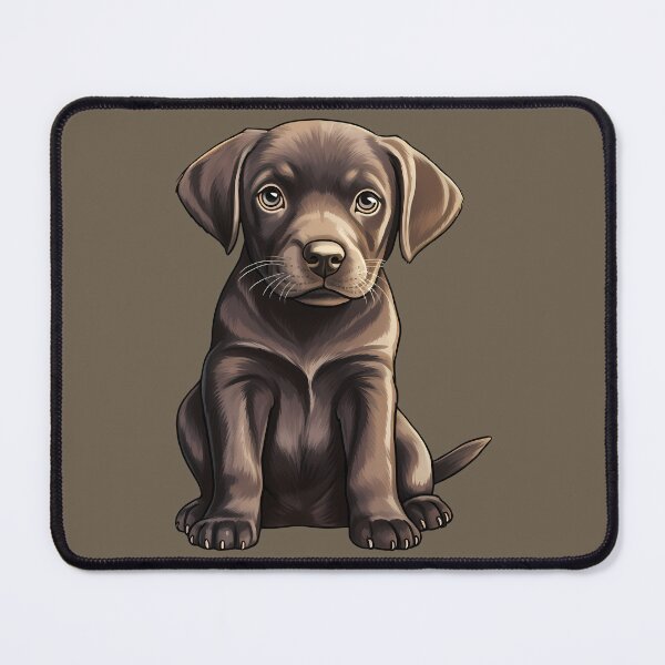 Item preview, Chocolate Labrador Retriever Puppy Dog Drawing designed and sold by meganohm.