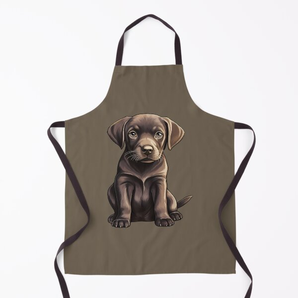Item preview, Chocolate Labrador Retriever Puppy Dog Drawing designed and sold by meganohm.