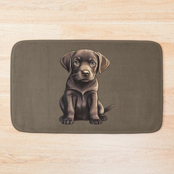Item preview, Chocolate Labrador Retriever Puppy Dog Drawing designed and sold by meganohm.