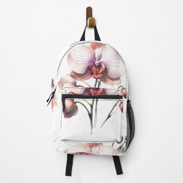 Item preview, White Watercolor Orchid with White Background designed and sold by Star-Fragment.