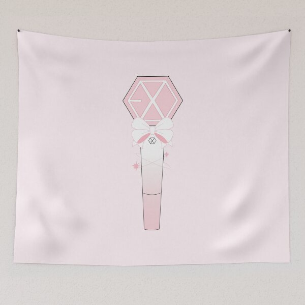 Item preview, EXO lightstick Pharynx kawaii kpop designed and sold by Puuk.