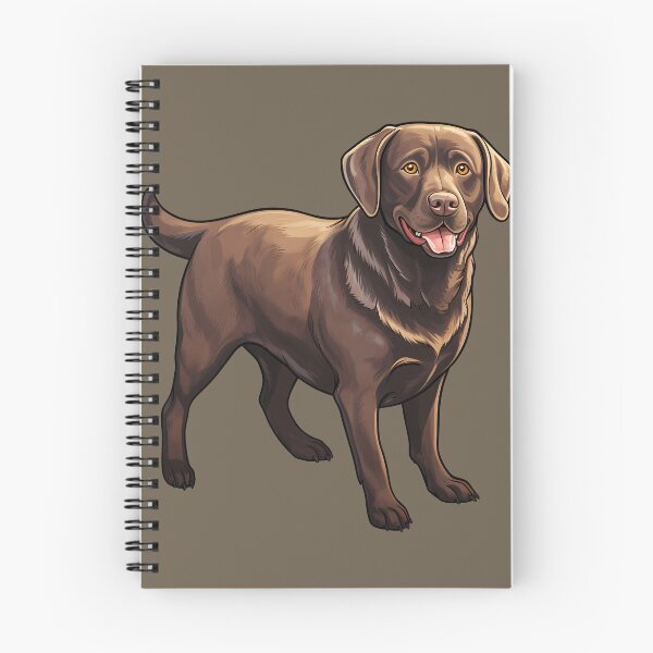 Item preview, Chocolate Labrador Retriever Puppy Dog Standing Drawing designed and sold by meganohm.