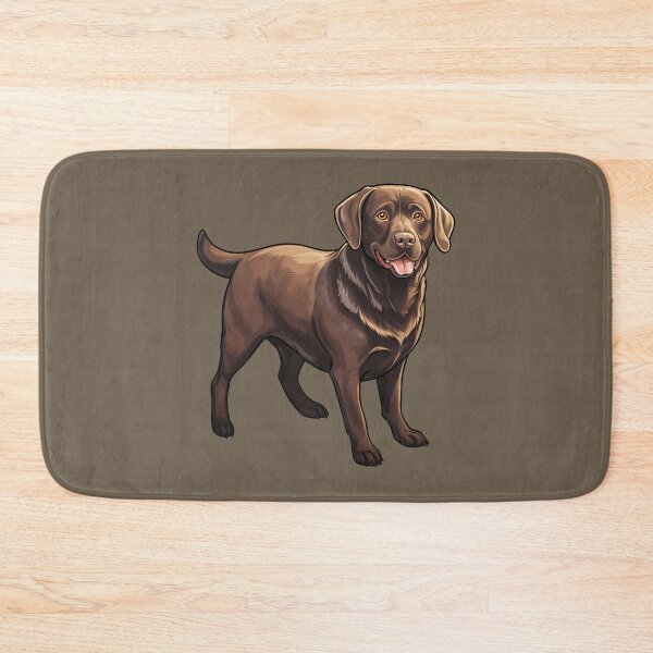 Item preview, Chocolate Labrador Retriever Puppy Dog Standing Drawing designed and sold by meganohm.