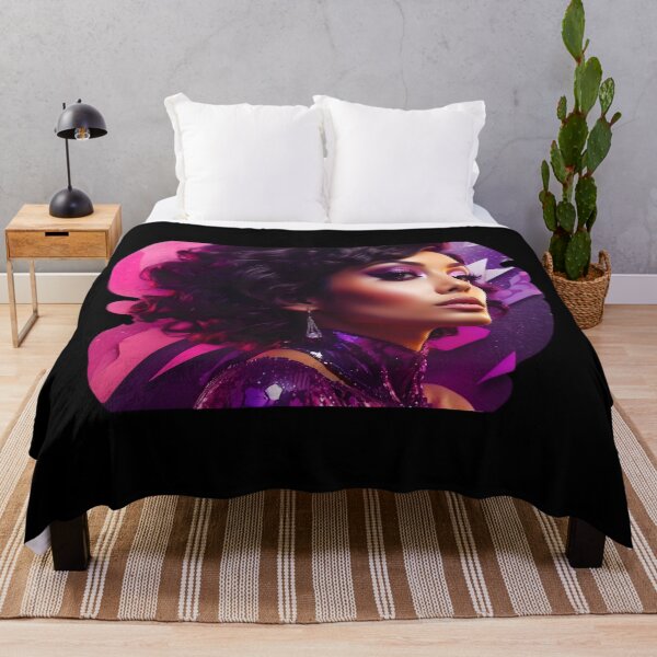 Item preview, Retrato brillante al estilo de doble exposición. designed and sold by AI-Only Creations.